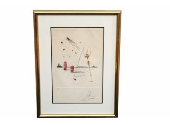 Salvador Dali 'L'Astre' Signed And Numbered 23 1/2 X 29