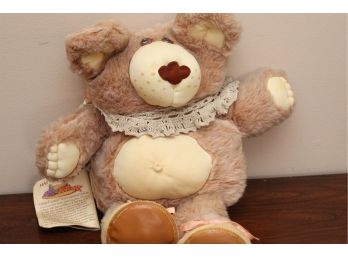 Vintage Hattie Furskin Teddy Bear (Read)