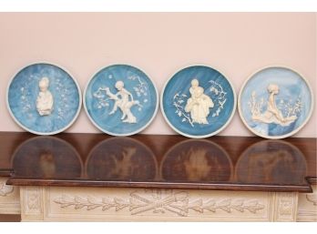 Set Of 4 Limited Edition Avondale Frances Taylor Williams Plates