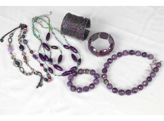 Purple Costume Jewelry Assortment - 25