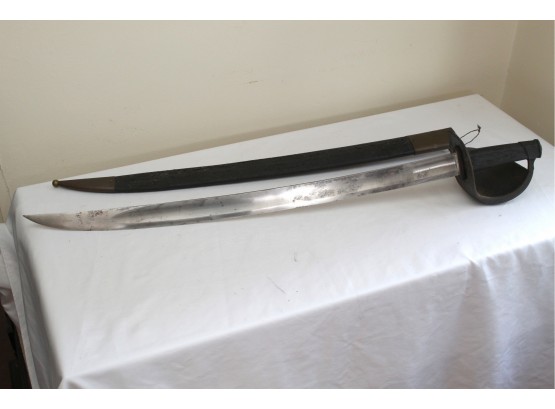 Antique Cutlass Sword Dated 1840 32' Long