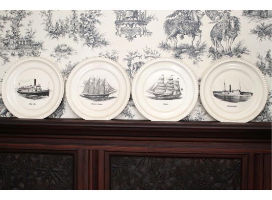 Historical Society Of Greater Port Jefferson Boat Collector Plates