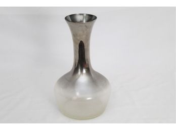Silver Neck Vase