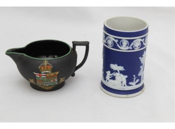 Wedgewood Creamer And Toothpick Holder