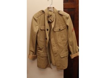 Military Style Jacket 31 Inch Neck To Bottom