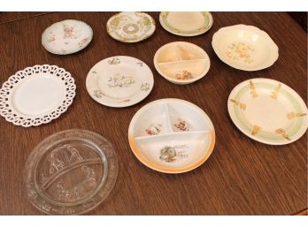 Assortment Of Antique Plates Including Limoges
