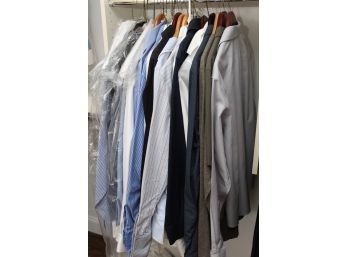 Assortment Of Office/dress Shirts Including Brooks Brothers Size 16 1/2 - 35, Size 8  21 Total Shirts