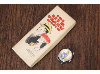 Vintage 1951 Dick Tracy Watch Face With Original Box