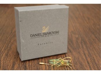 Daniel Swarovski Crystal Paradise Cricket Figurine With Box