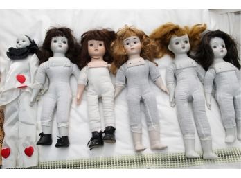 Group Of Bisque Dolls
