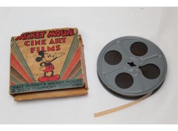 Vintage 1930's Mickey Mouse 8MM Film Reel