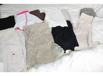 Assortment Of Women's Skirts And Shorts Size 8,10   16 Pairs