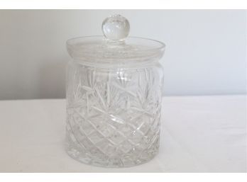 Lidded Crystal Jar