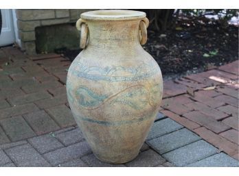 Large Clay Jug Vase 20 X 12