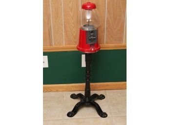 Vintage Gumball Machine 28 Inches Tall