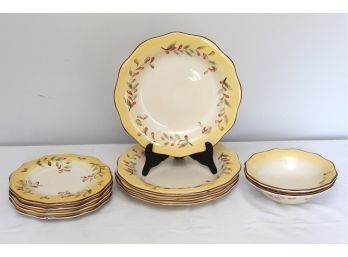 Set Of Better Homes And Gardens Plates 10 Total