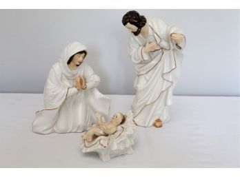 3 Piece Porcelain Nativity Set (See Details)