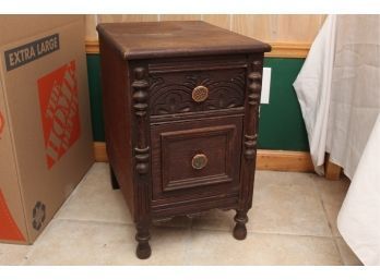 Antique Side Table 14 X 18 X 22