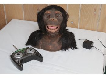 Alive! Mechanical Chimp Head Tested & Working