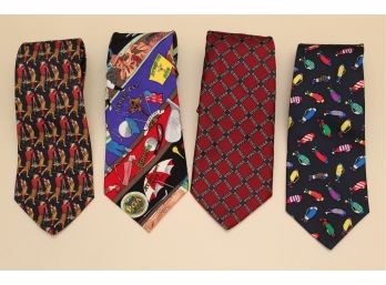 4 Golf Inspired Ties Including Ferragamo, Nicole Miller And More