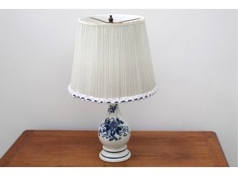 Blue And White Delft Style Table Lamp