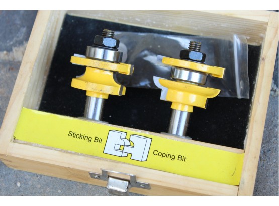 Cope And Stick Router Bits Pair