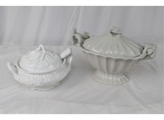 Two Large Soup Tureens