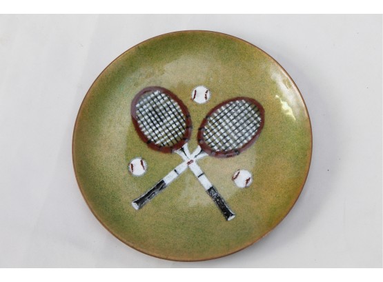 Enamel Tennis Plate