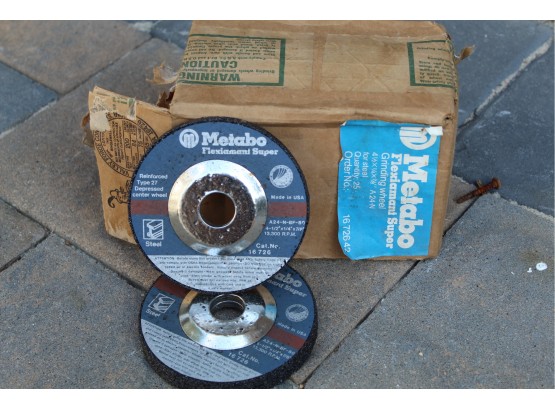 Metabo Super Reinforced Type 27 Depressed Center Grinding Wheel 25 Total 4 1/2 X 1/8th X 7/8ths -3