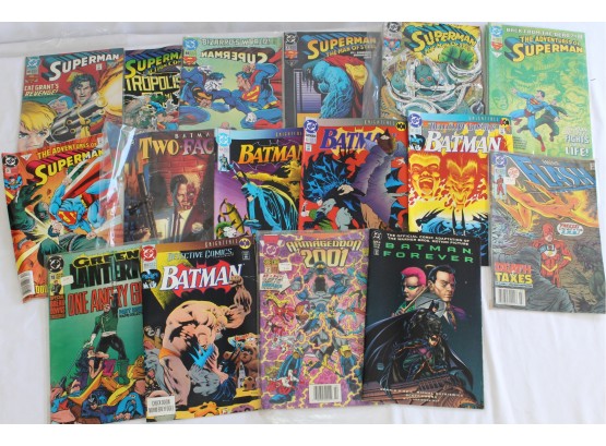 Batman, Flash, And Green Lantern Comic Books 22 Total