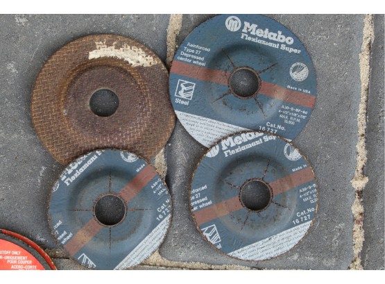 Metabo Super Reinforced Type 27 Depressed Center Grinding Wheel 25 Total 4 1/2 X 1/4th X 7/8ths