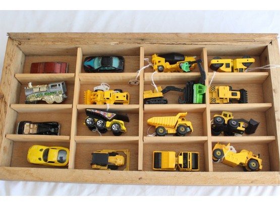 Group Of Hot Wheels And Matchbox Cars Featuring Construction Trucks -3