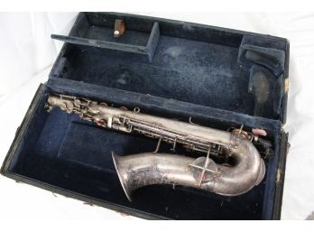 Elkhart Harmony Low Pitch Saxophone With Case