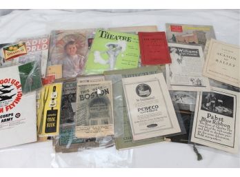 Collection Of Vintage Advertisements, Pamphlets, Magazines And More