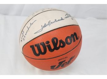 Basketball Signed By Wilt Chamberlain And Many More