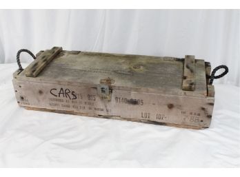 Vintage Ammunition Crate 32 X 12 X 6 1/2