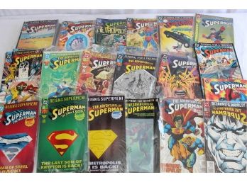 Superman Comic Books 35 Total -1