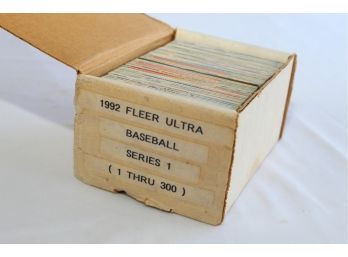 Box Of 1992 Fleer Ultra Baseball Series 1 Cards