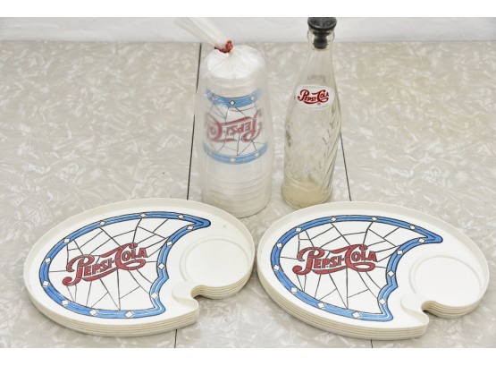 Vintage Pepsi Cola Lunch Plate Set