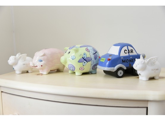 Group Of Piggy Banks