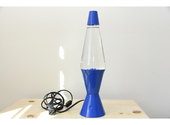 Blue Lava Lamp - Tested And Working