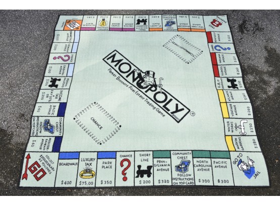 Monopoly Game Carpet  80 X 77 1/2
