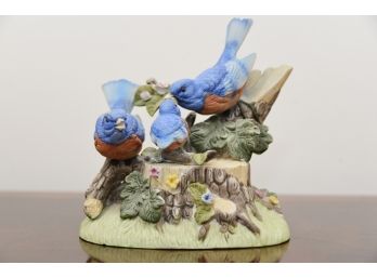 Milano Porcelain Musical Bird Sculpture
