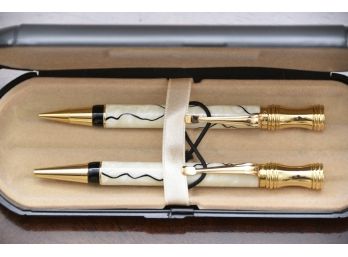 Capella Black Pearl Pen And Pencil Set