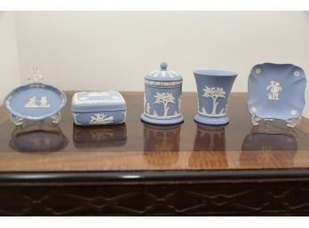 Wedgwood Cups And Trinket Group