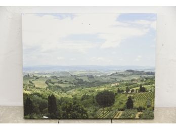 Northern Italy Wine Country Print On Canvas 20 X 16