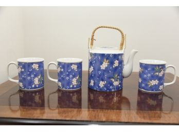 Pier 1 Imports Tea Pot And Mug Set