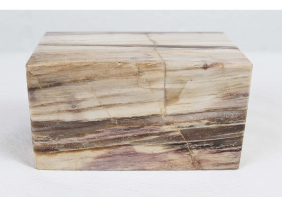 Petrified Wood Block Paperweight
