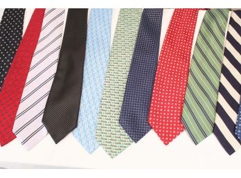 Assortment Of Men's Ties Including Polo, Brooks Bro's & More