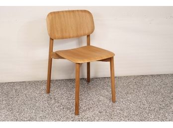 Danish Modern Style Within Reach Soft Edge 12 Wooden Side Chair 14 X 14 X 32